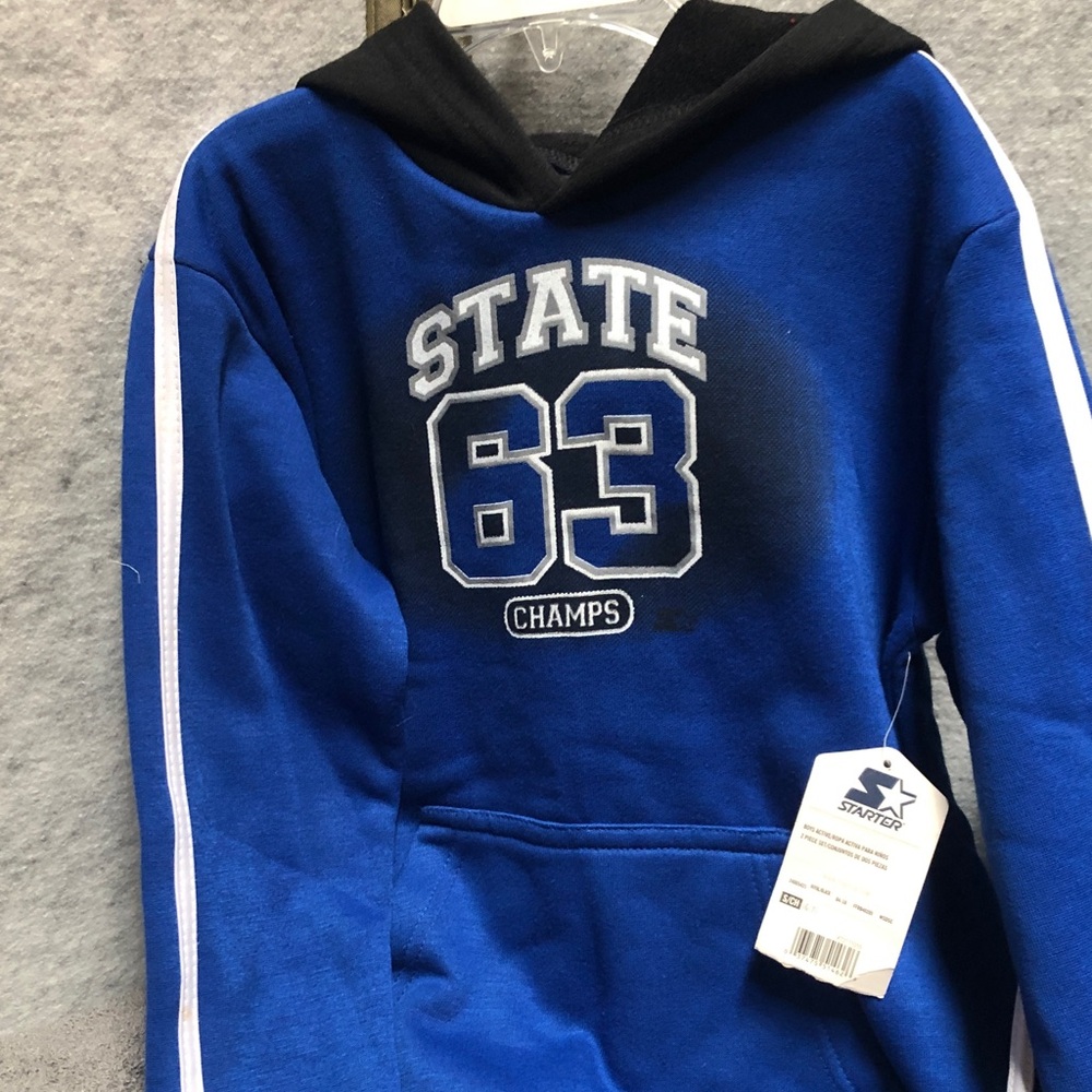 STARTER Royal Blue Activewear Set NWT - Picture 2 of 5